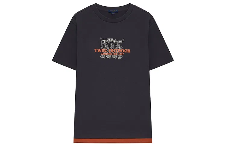 Детская футболка хлопковая Teenie Weenie Men, Ivory White — фото 3