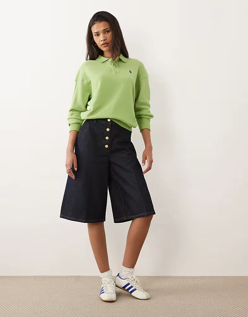 Вязаная толстовка Polo Ralph Lauren, зеленый — фото 2
