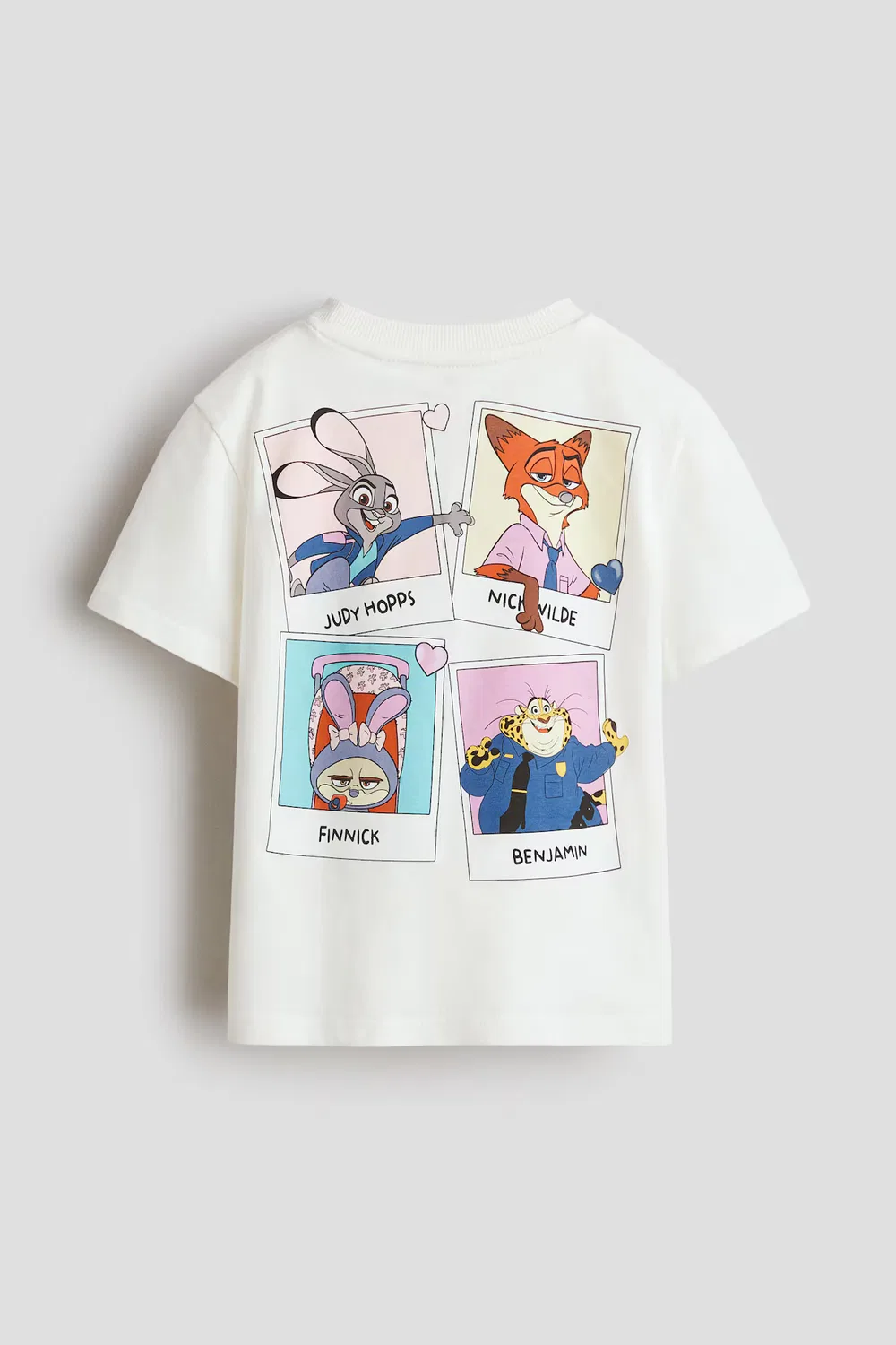 Хлопковая футболка с принтом H&M, Weiß/Zootopia — фото 2