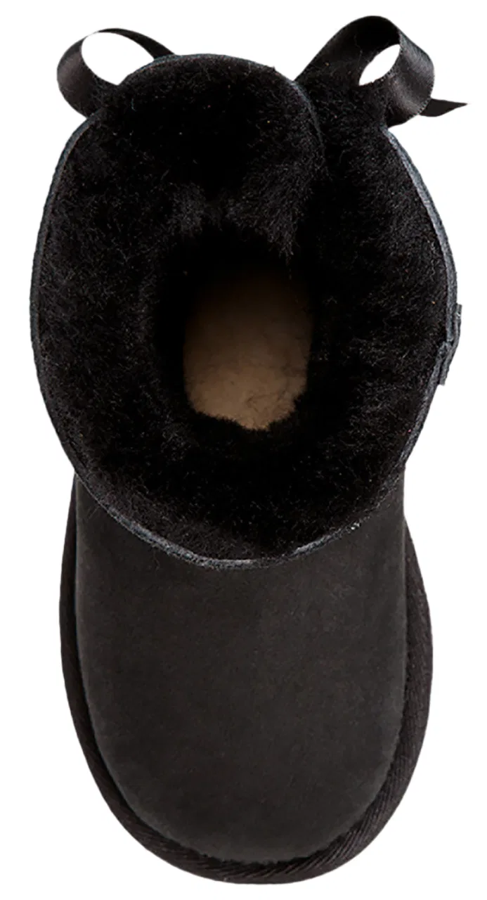 Ботинки детские UGG Mini Bailey Bow, черный — фото 4
