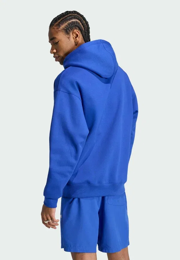 Толстовка свободного кроя Trefoil Essentials - худи Adidas Originals, синий — фото 2