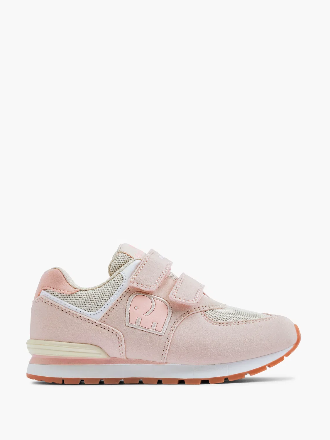 Детские кеды на липучке elefanten, цвет Rose Gold