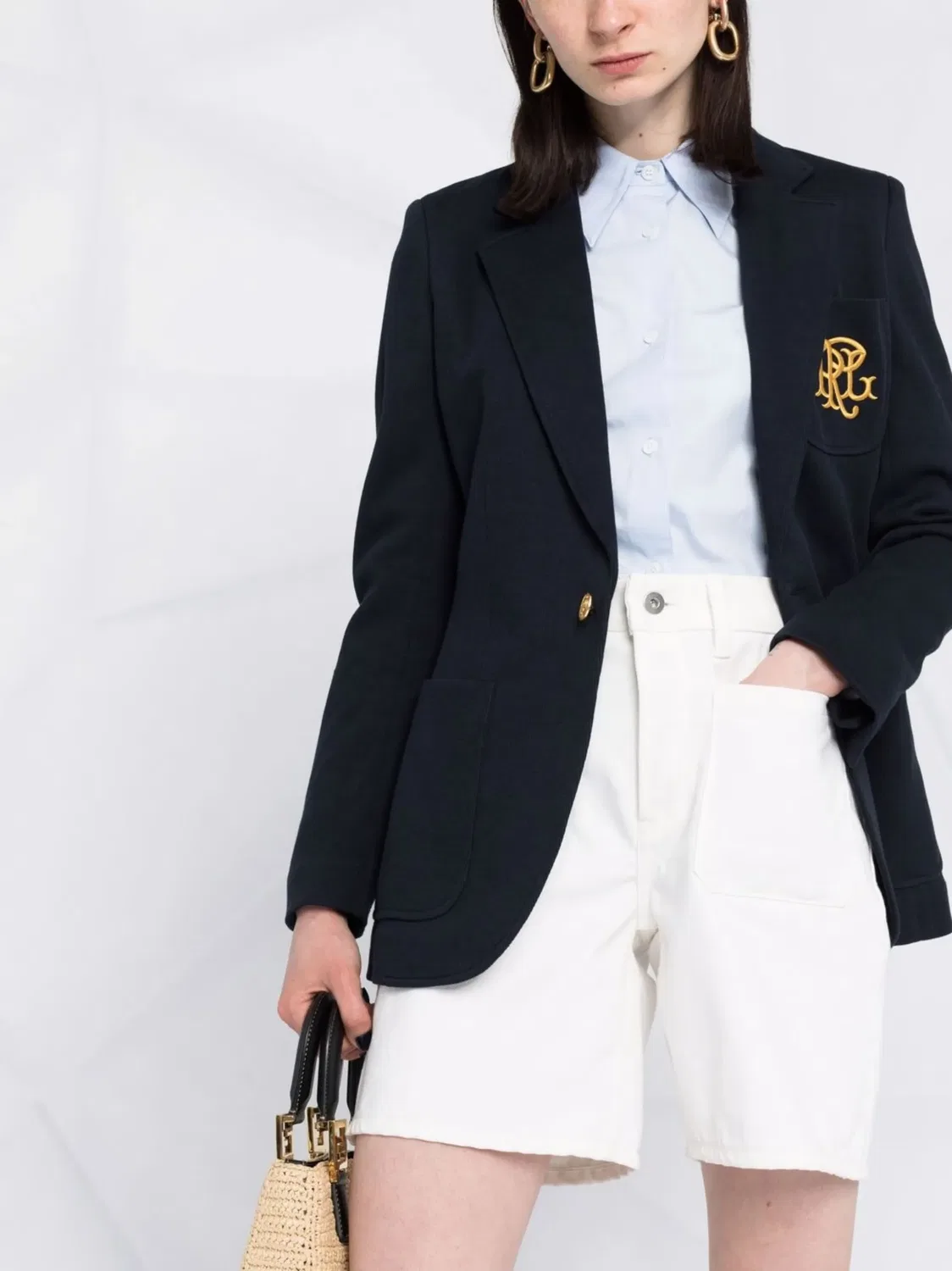 Polo Ralph Lauren Блейзер двухниточный, синий — фото 4