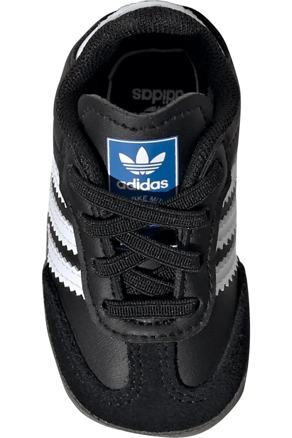 Детские кеды на мягкой подошве Samba adidas, Cblack/Ftw — фото 4