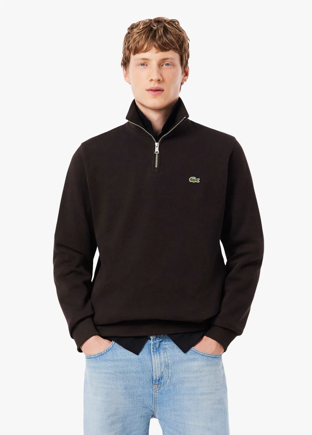 Свитшот мужской Classic Fit Lacoste, brown — фото 2