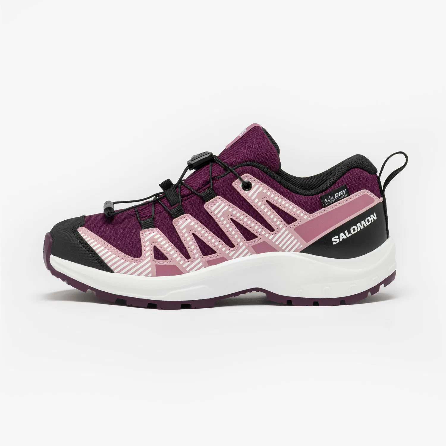 Детские водонепроницаемые ботинки для ходьбы Salomon XA Pro 3D, Bordeaux Weiss Hellrose