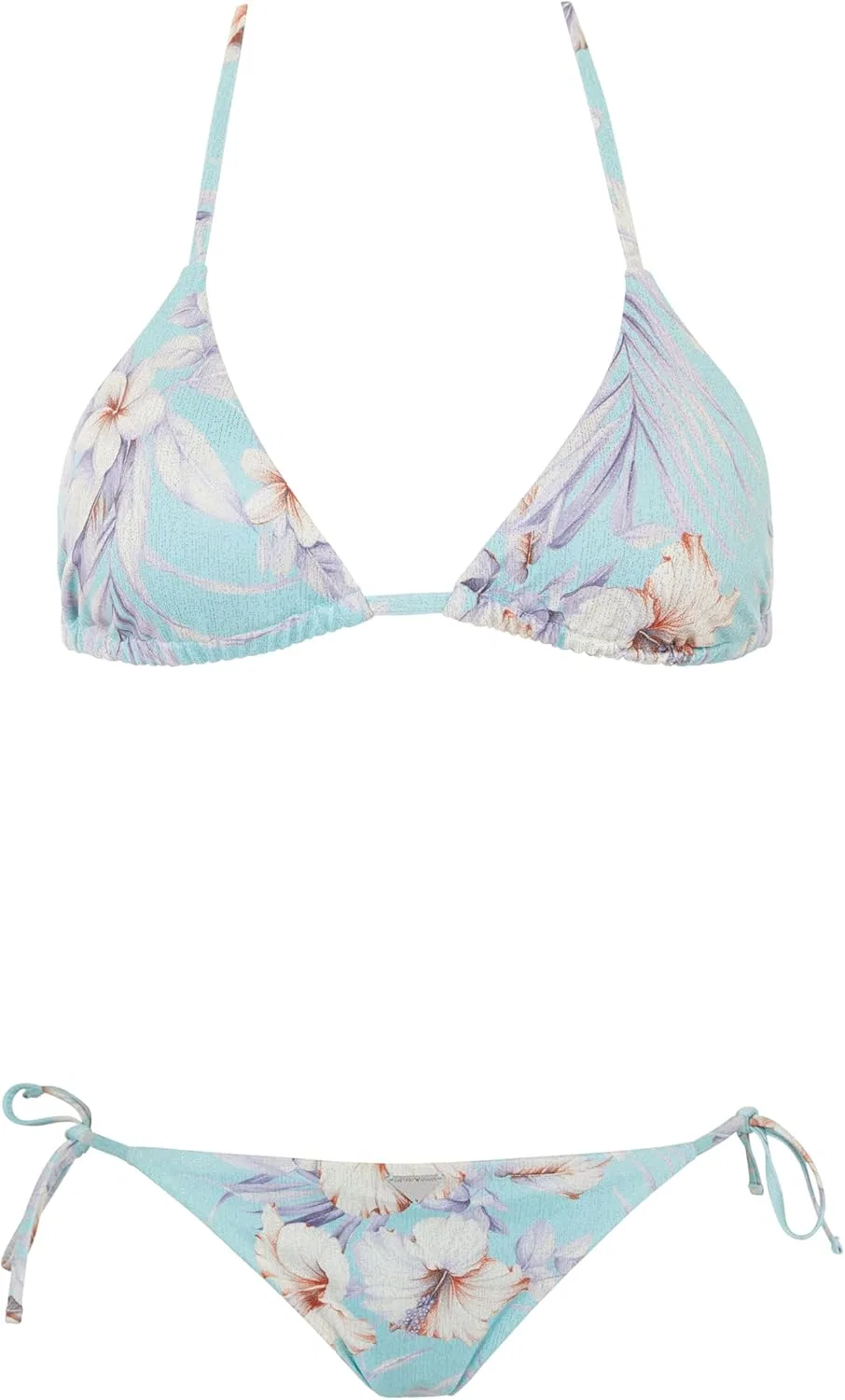 Женский бикини-сет с флоральным принтом Emporio Armani, St.hibiscus/Menta