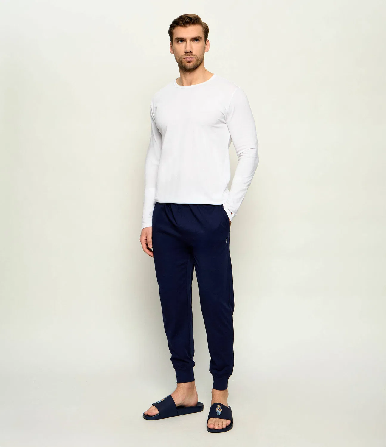 Комплект лонгсливов из 3 штук с длинным рукавом Tommy Hilfiger, Bianco — фото 2
