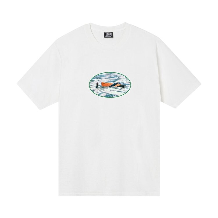Футболка Stussy Gum Crush 2 Pigment Dyed Tee 'Natural', белый — фото 2