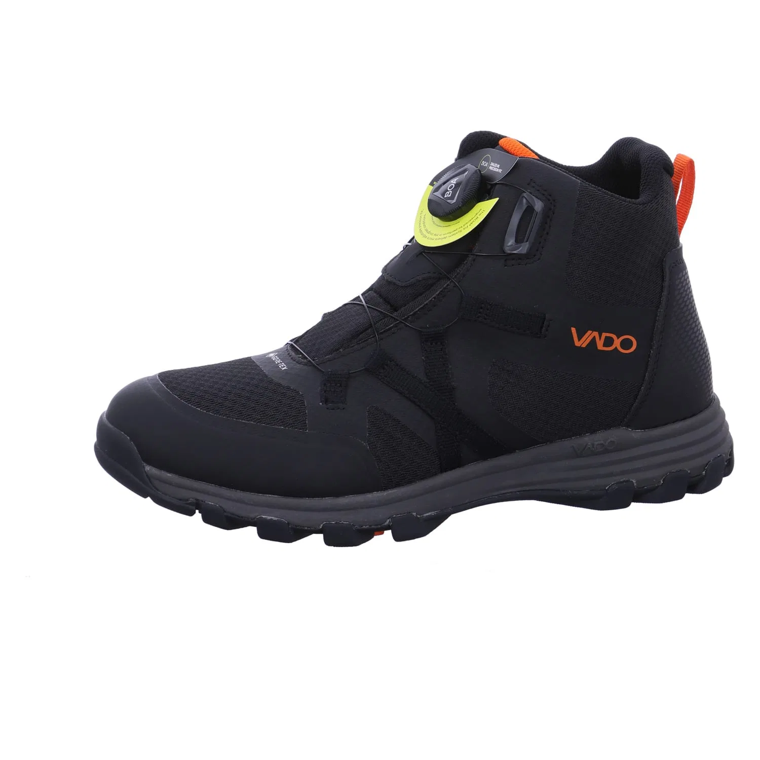 Ботинки высокие с мембраной GTX Hiker Mid Boa Vado, черный