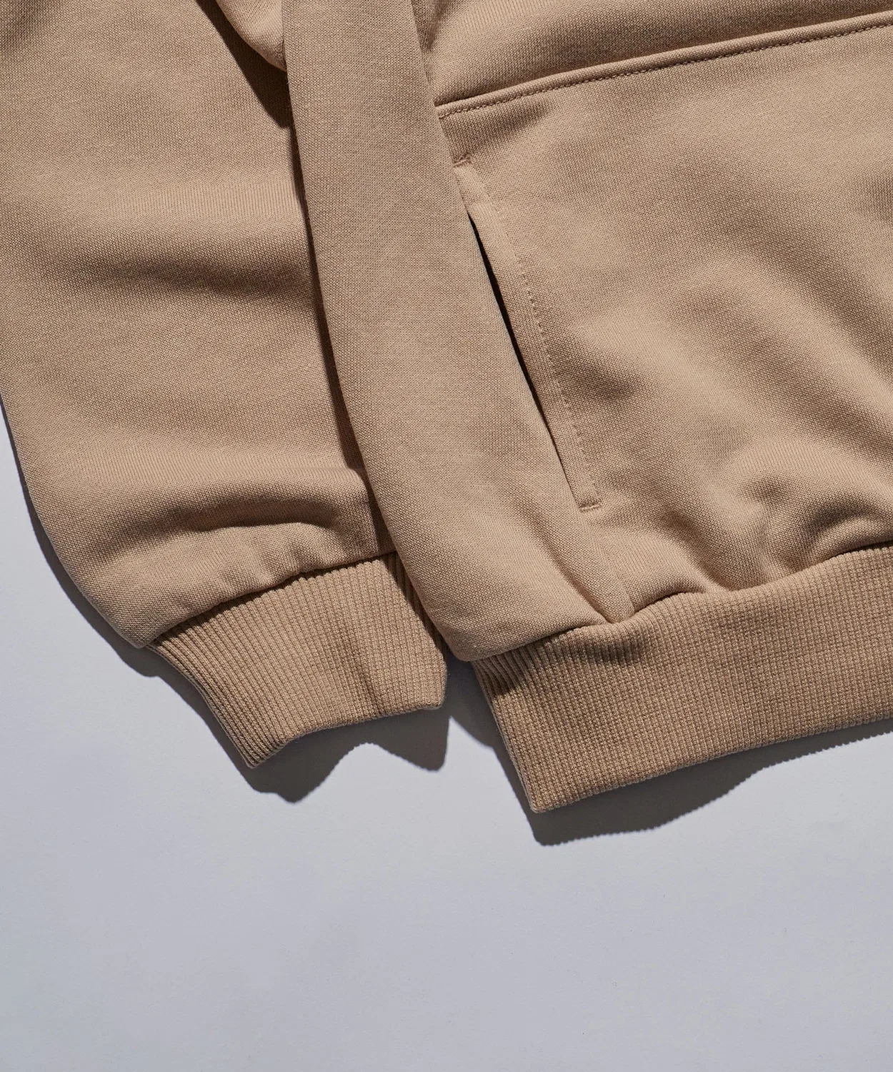 Детский пуловер-худи с длинным рукавом с принтом NIKE, Beige — фото 4