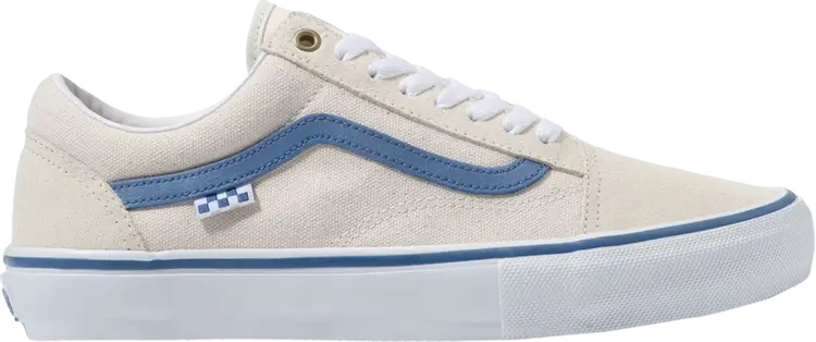 

Кеды Vans Skate Old Skool Raw Canvas Blue, белый