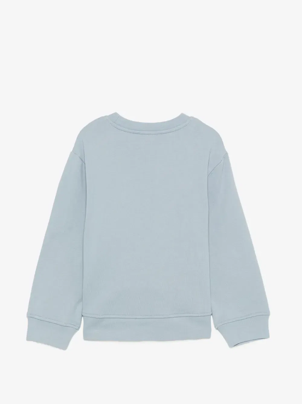 Свитшот с логотипом-вышивкой и звездным принтом Stella McCartney Kids, синий — фото 2