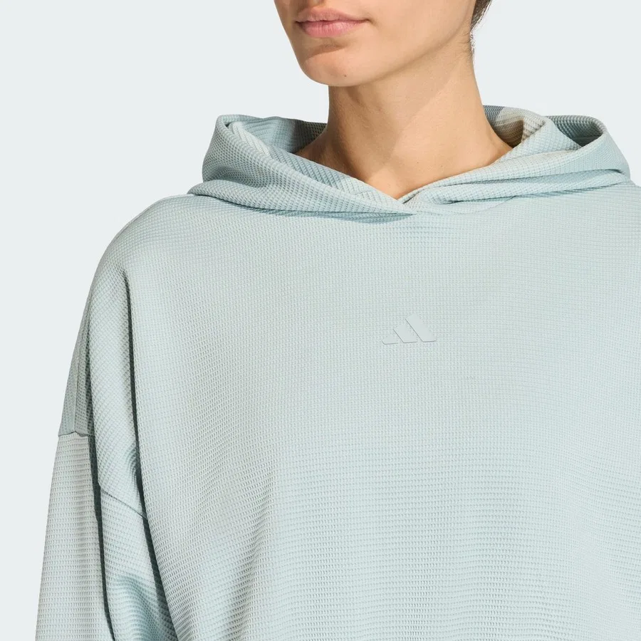 Спортивный свитшот с капюшоном Performance KD0258 Yoga Cover-Up adidas, Фиолетовый — фото 4