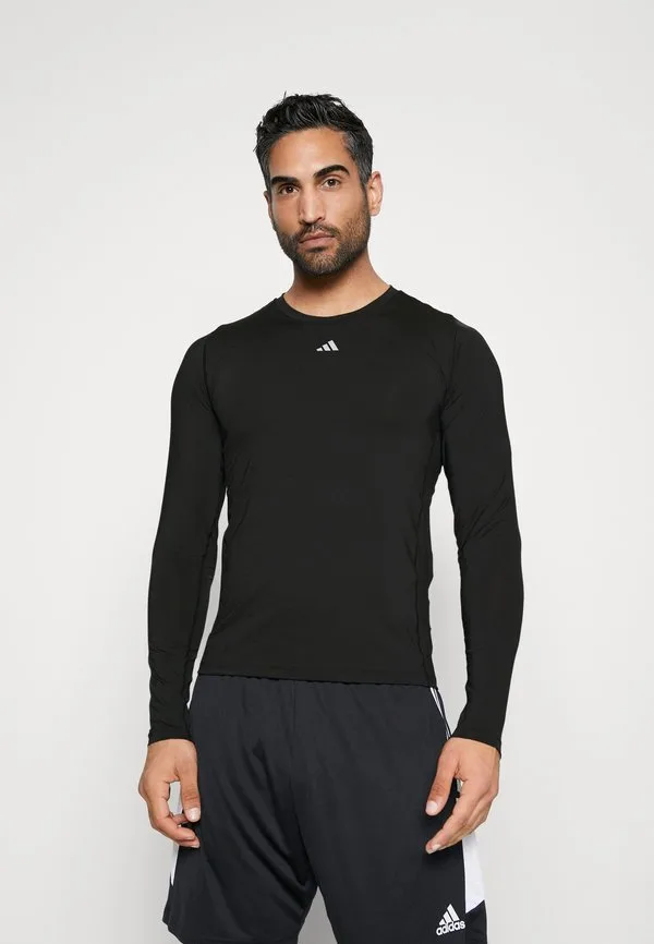 Футболка techfit ls tee m undershirt Adidas Performance, Black