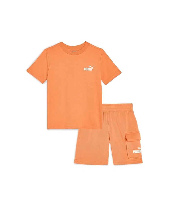 Детский костюм из футболки и шорт PUMA Kids, Melon