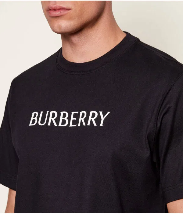 Мужская футболка с принтом Seth Wdmk Burberry, черный — фото 4