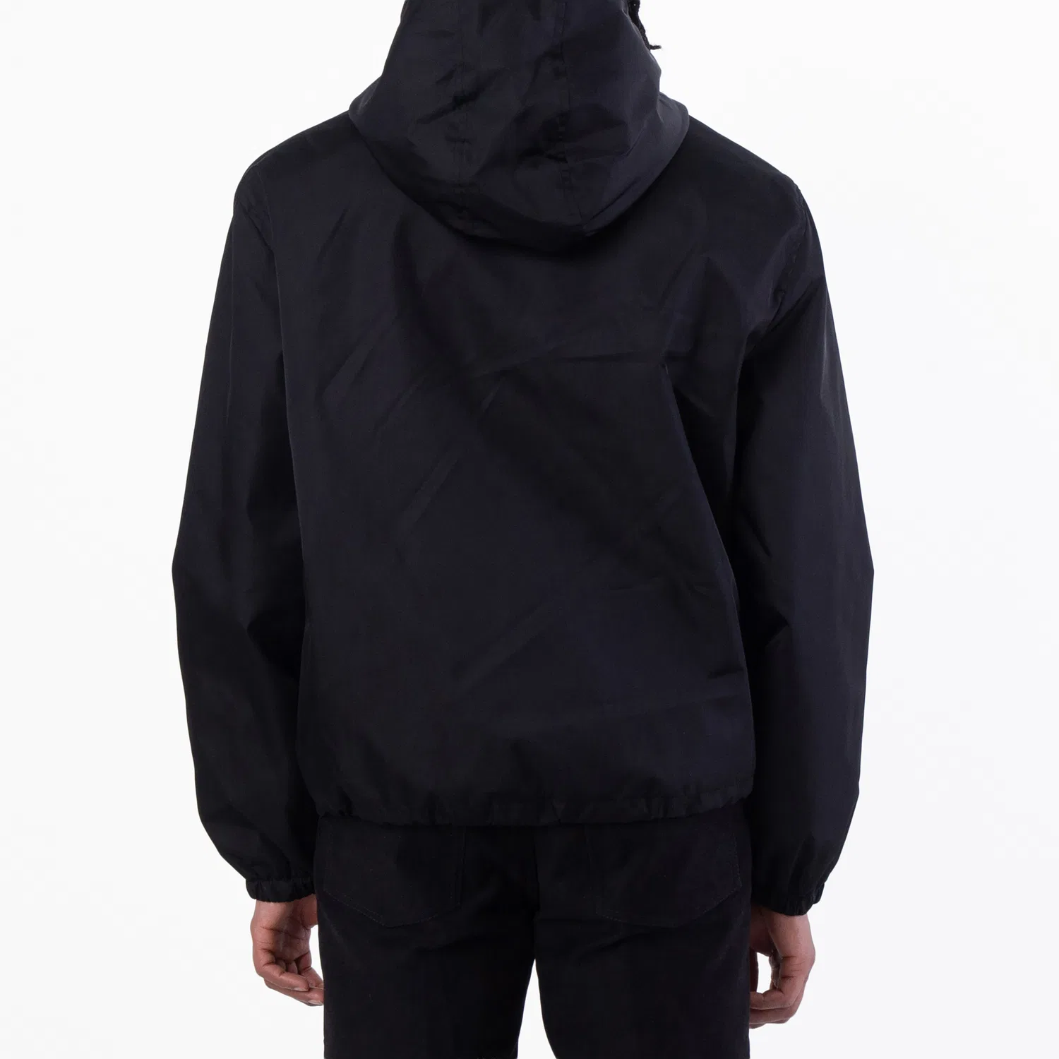 Ветровка нейлоновая Nylon Windbreaker Jacket Versace, Black — фото 3