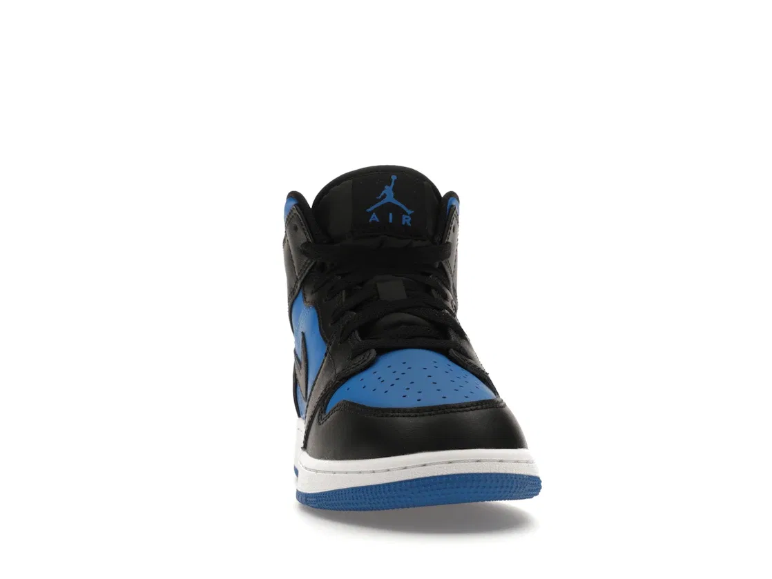 Детские кроссовки с высоким верхом Jordan 1 Mid Jordan, Black/Royal Blue/Black/White — фото 2