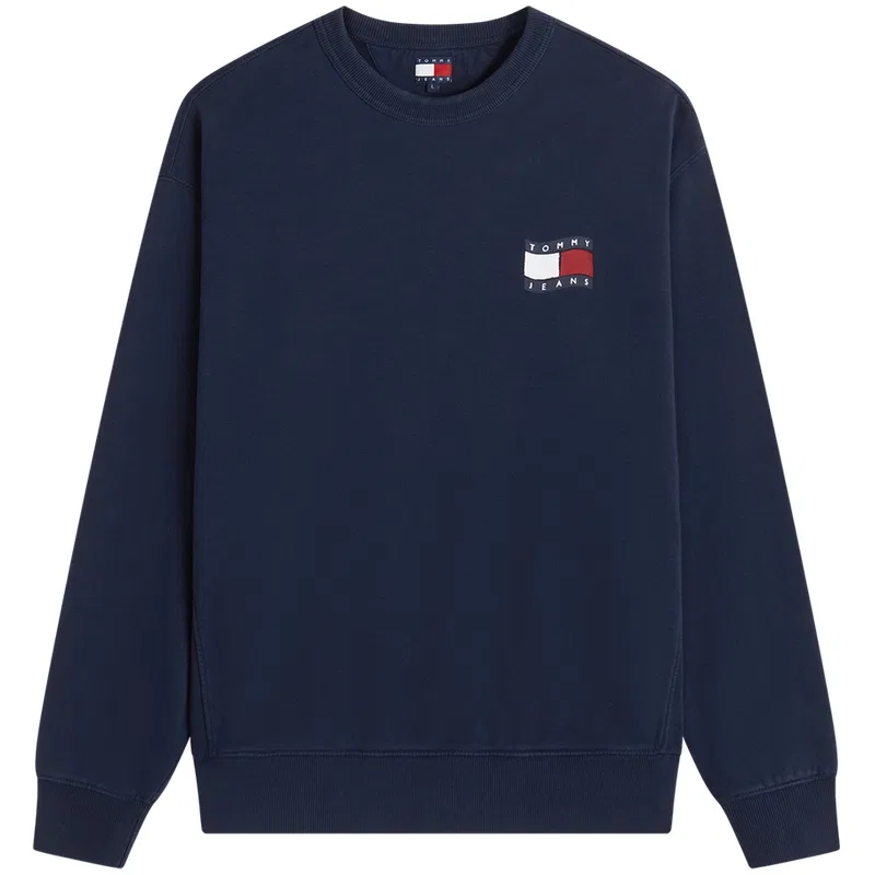 Мужской свитшот с круглым вырезом Tommy Hilfiger, Ecru YBH — фото 4