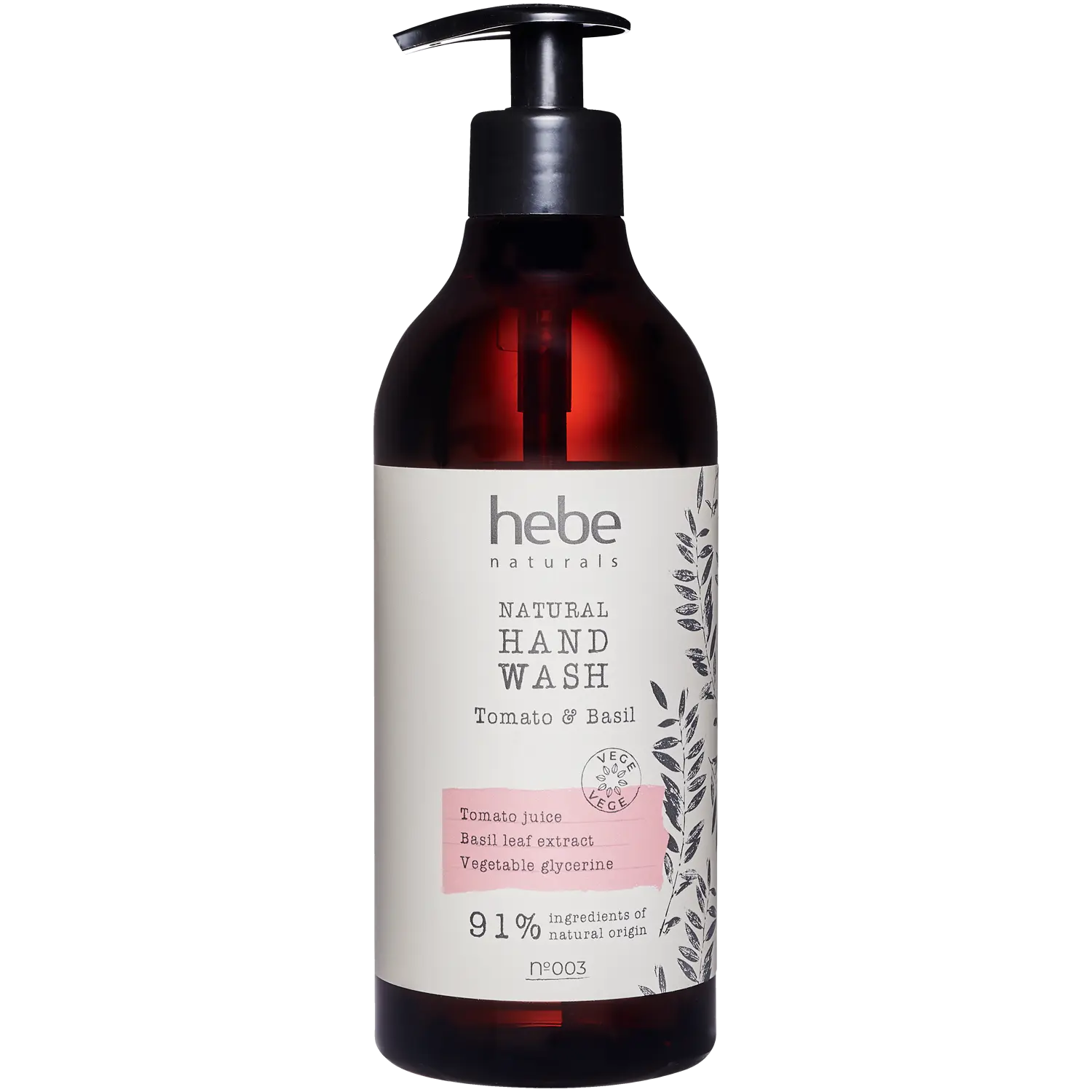 

Hebe Naturals Pomidor&Bazylia мыло для рук, 500 мл