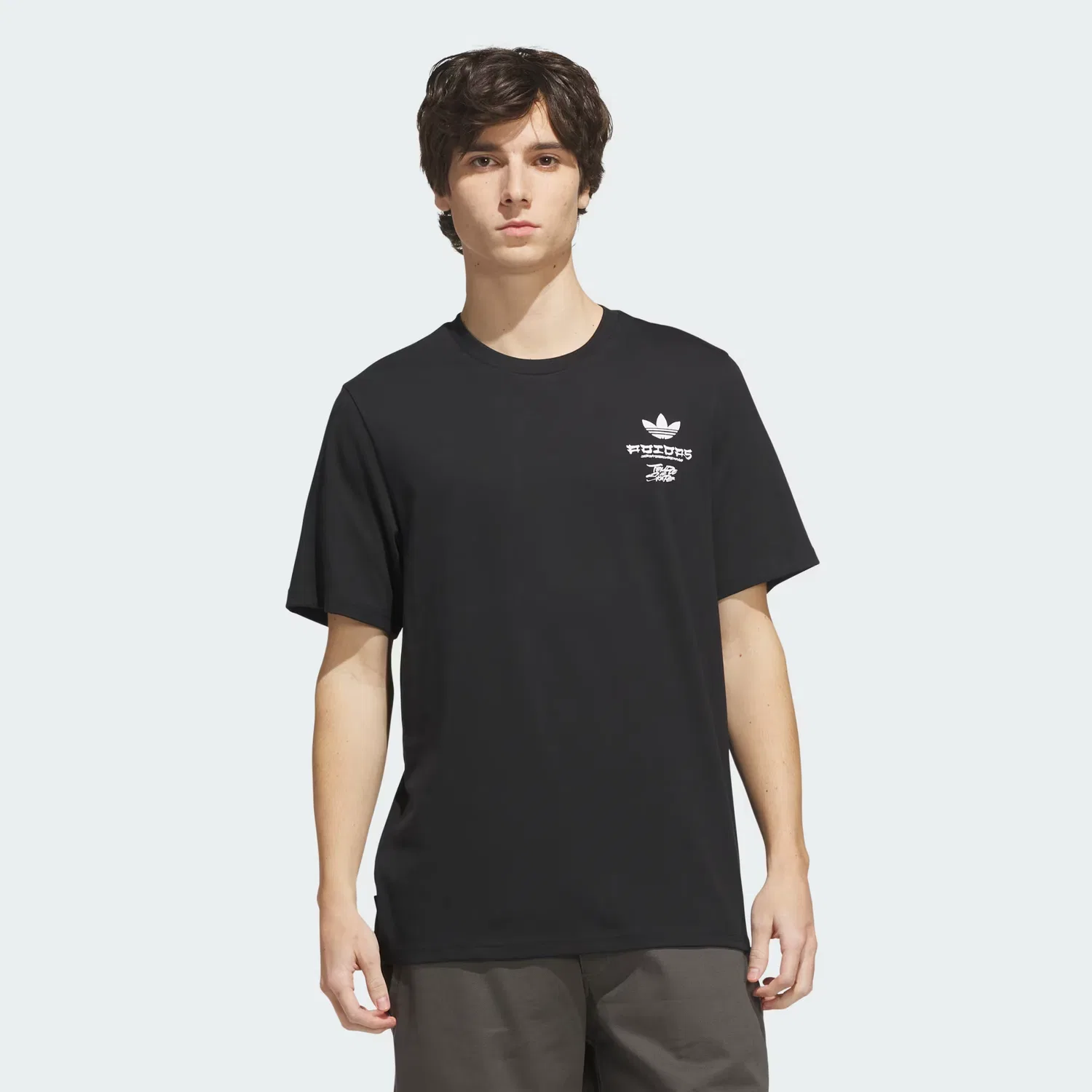 Футболка с коротким рукавом Skateboarding x Temple of Skate Crane Adidas Originals, черный/белый — фото 3