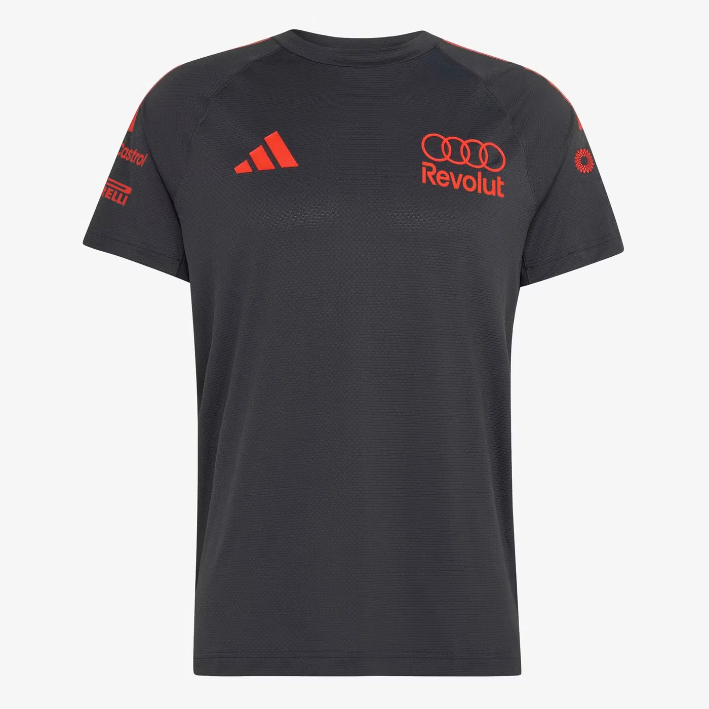 Футболка с принтом Audi Revolut F1 Team Mechanics Adidas, черный