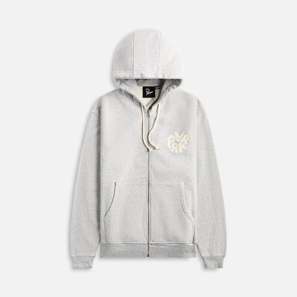 

Худи by Parra 1976 Logo Zip Hooded Sweatshirt, цвет Heather Grey