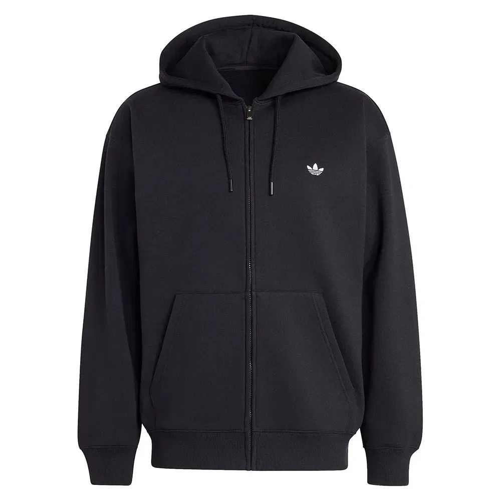 Толстовка свободная на молнии Trefoil Essentials Adidas Originals, синий — фото 3