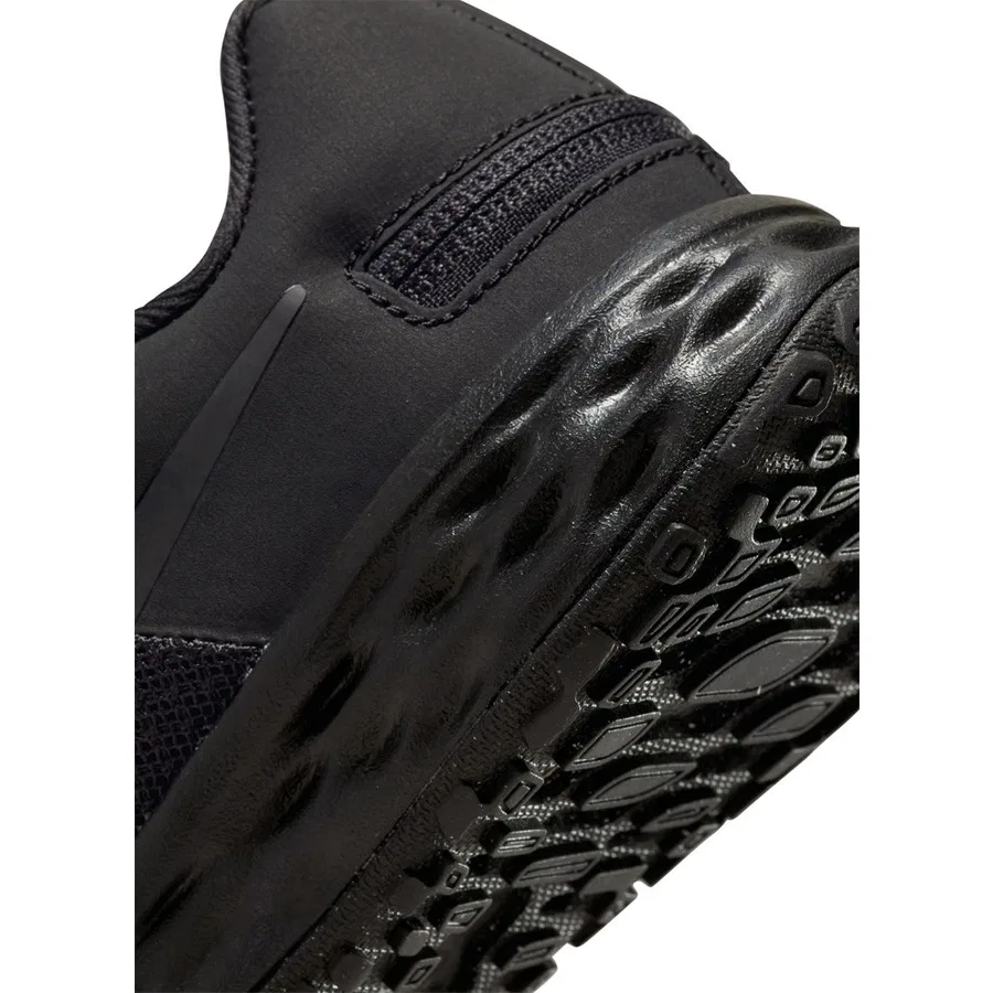 Детские кроссовки с системой быстрой шнуровки Revolution 6 FlyEase Nike, 31, Черный — фото 4