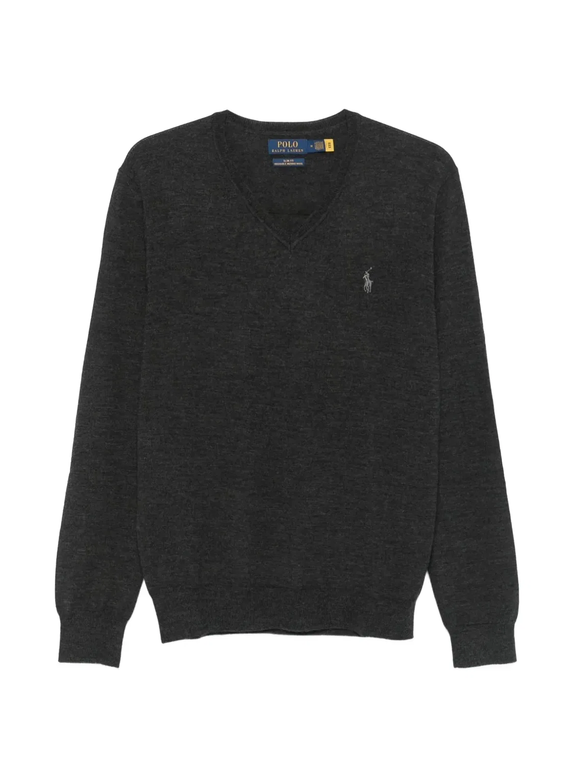 Джемпер с эмблемой Pony Polo Ralph Lauren, серый