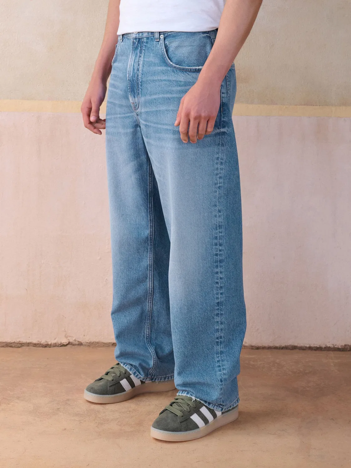 Джинсы свободного кроя Baggy Fit Next, ярко-синий