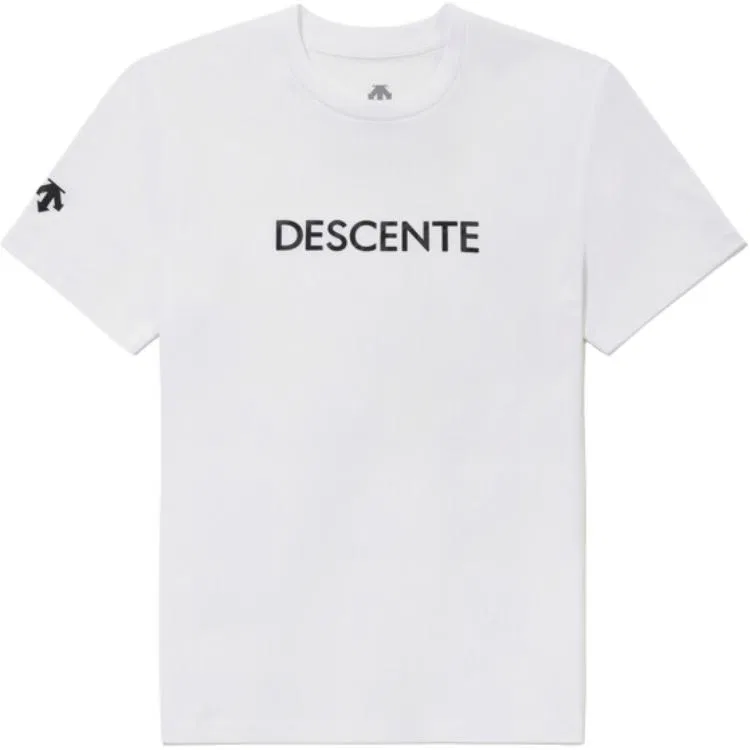 Детская футболка с быстросохнущей тканью DESCENTE TOUGH, White