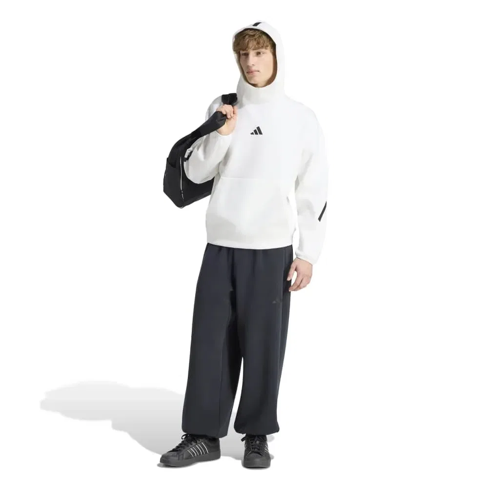 Худи ZNE Adidas, белый — фото 4