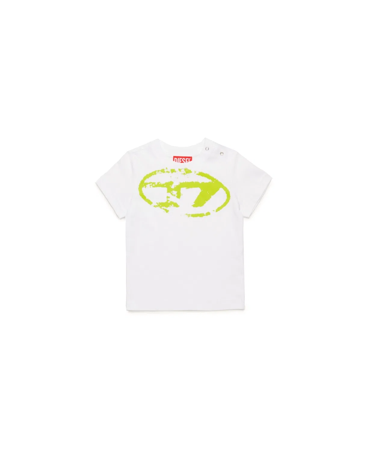 Детская футболка с принтом TBOXTN14B DIESEL, White — фото 4