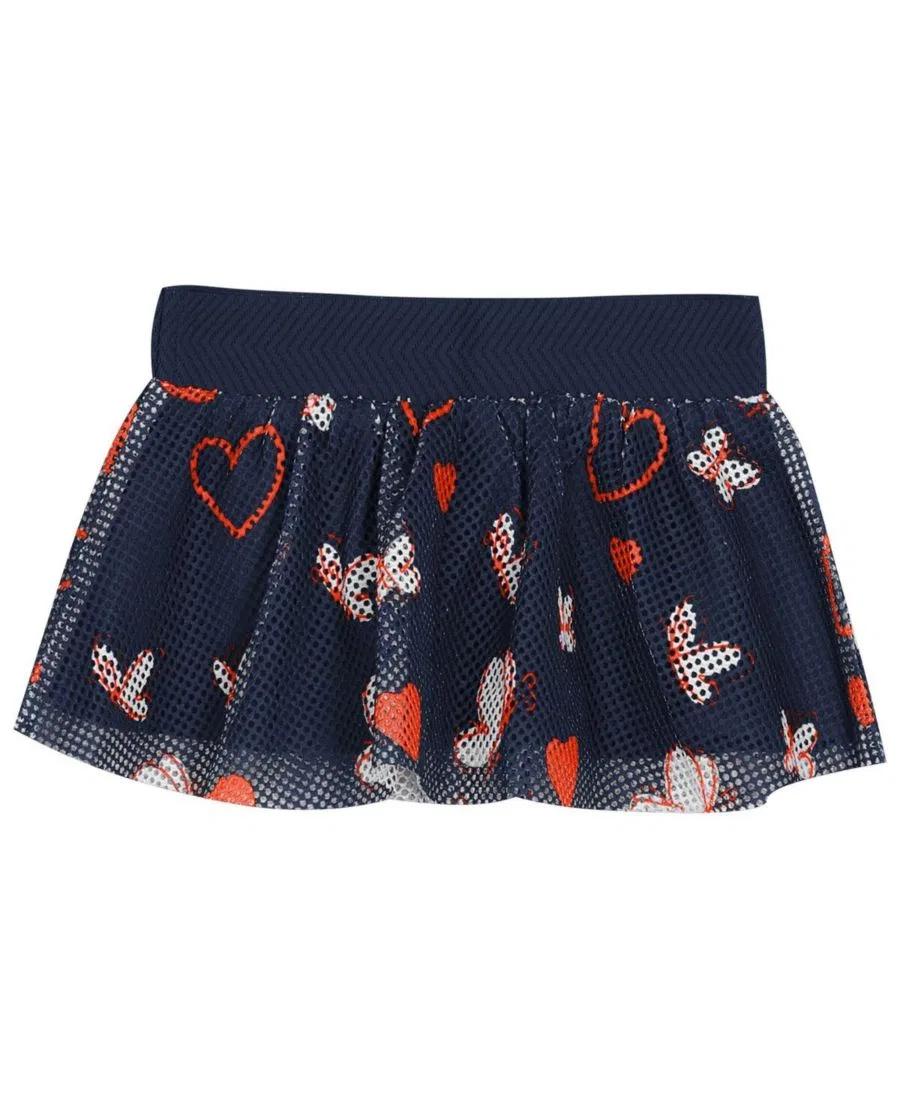 Комплект из боди, повязки и юбки с принтом Detroit Tigers Outerstuff, White Navy — фото 4
