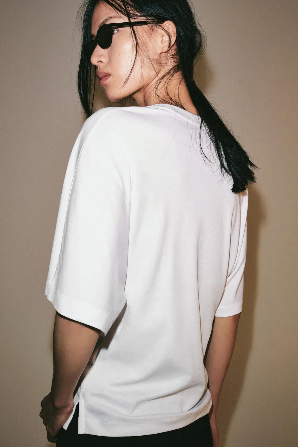 Облегающая футболка SUPIA ZARA, White — фото 4