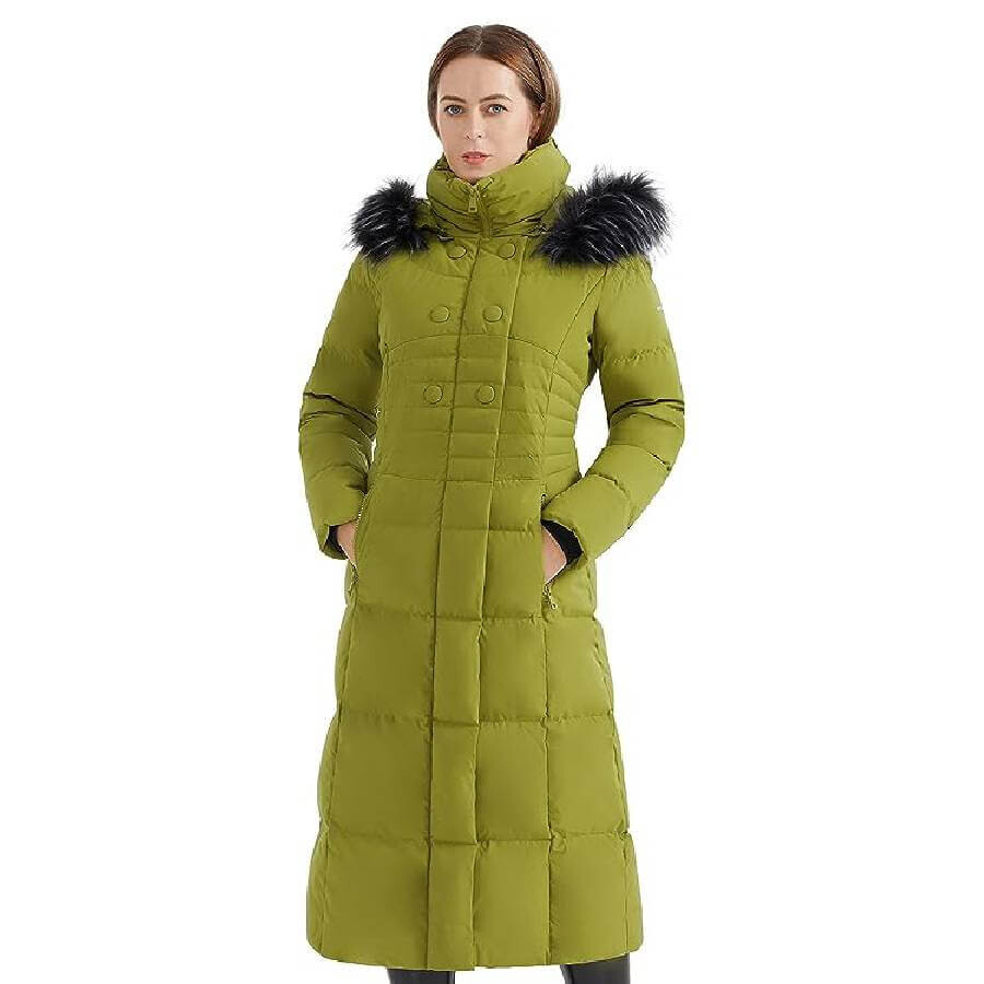 

Пальто-пуховик Orolay Long Puffer, зеленый