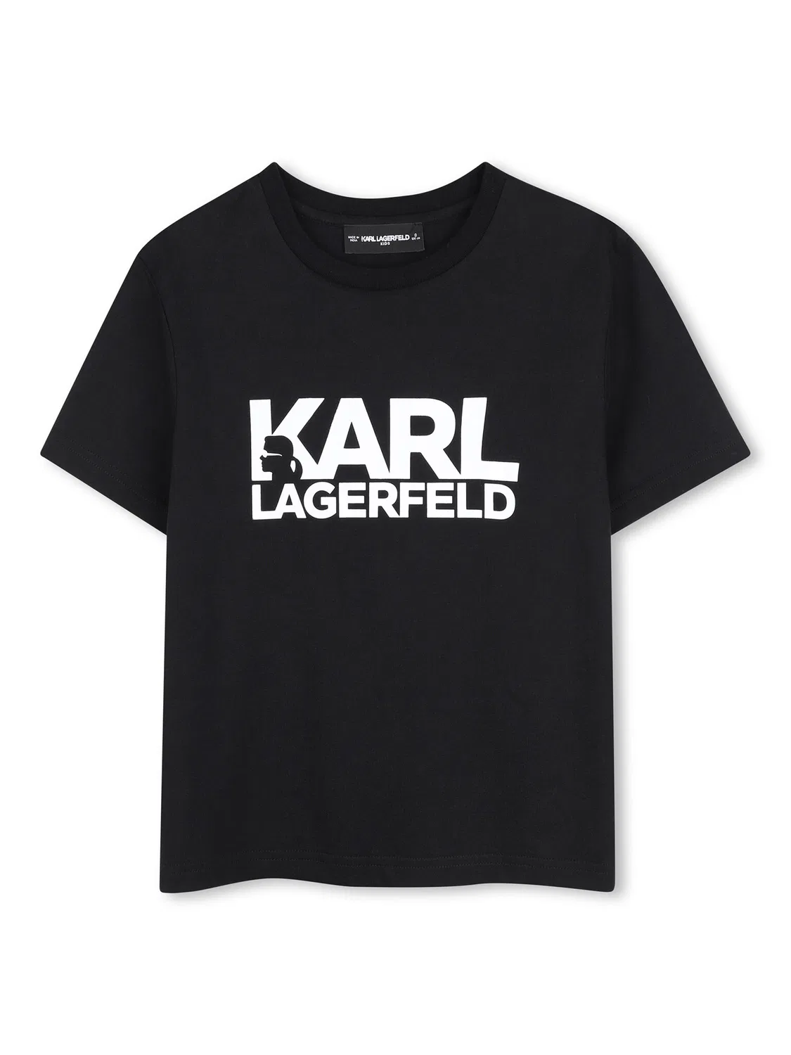 Футболка стандартного кроя для мальчика Karl Lagerfeld Kids, черный