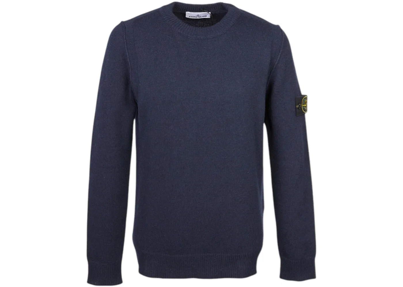 Мужской свитер из шерсти ягненка Stone Island, Navy