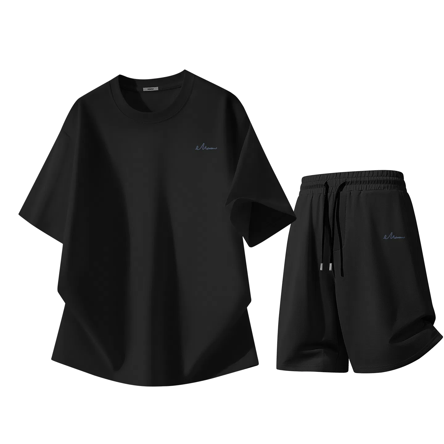 Детский спортивный костюм минималистичный MINISO, Черный Черный