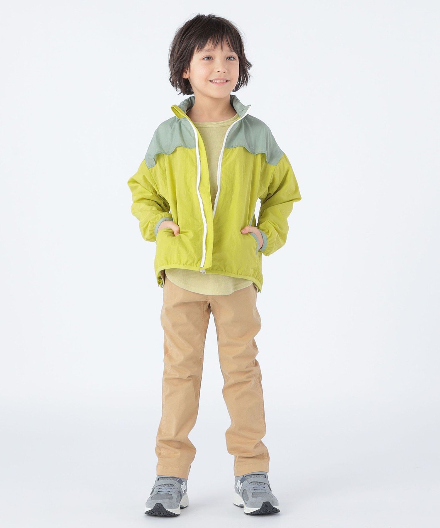 Gramicci: 100-160 см / Узкие эластичные брюки SHIPS KIDS, Khaki — фото 2