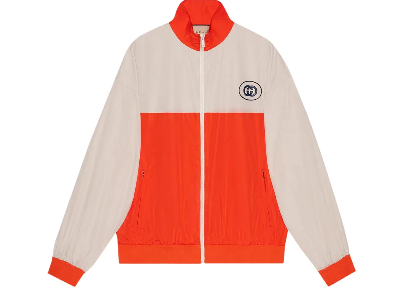 Мужская куртка-олимпийка с длинным рукавом Track Jacket Gucci, Orange Ivory