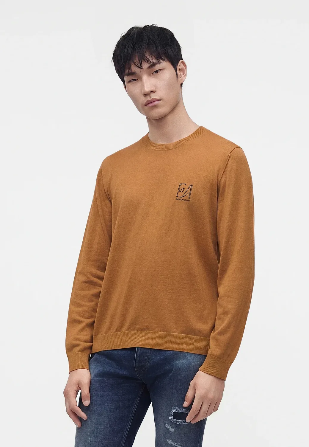 Свитер - джемпер Emporio Armani, Camel