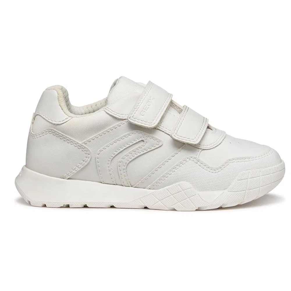 Детские кроссовки для мальчиков дышащие Geox J Rann-e Boy, Bianco