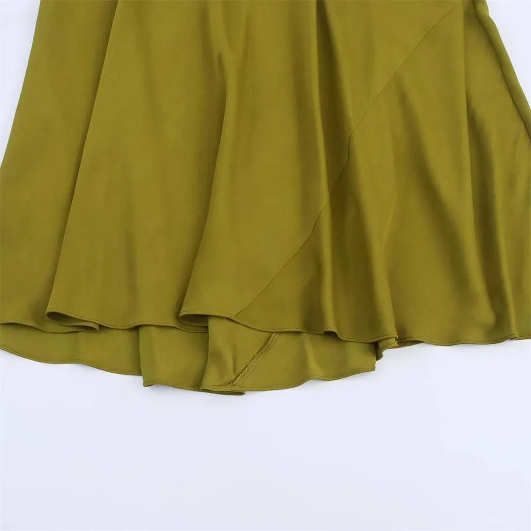 Женское вечернее платье миди с открытыми плечами, Butter Yellow — фото 4