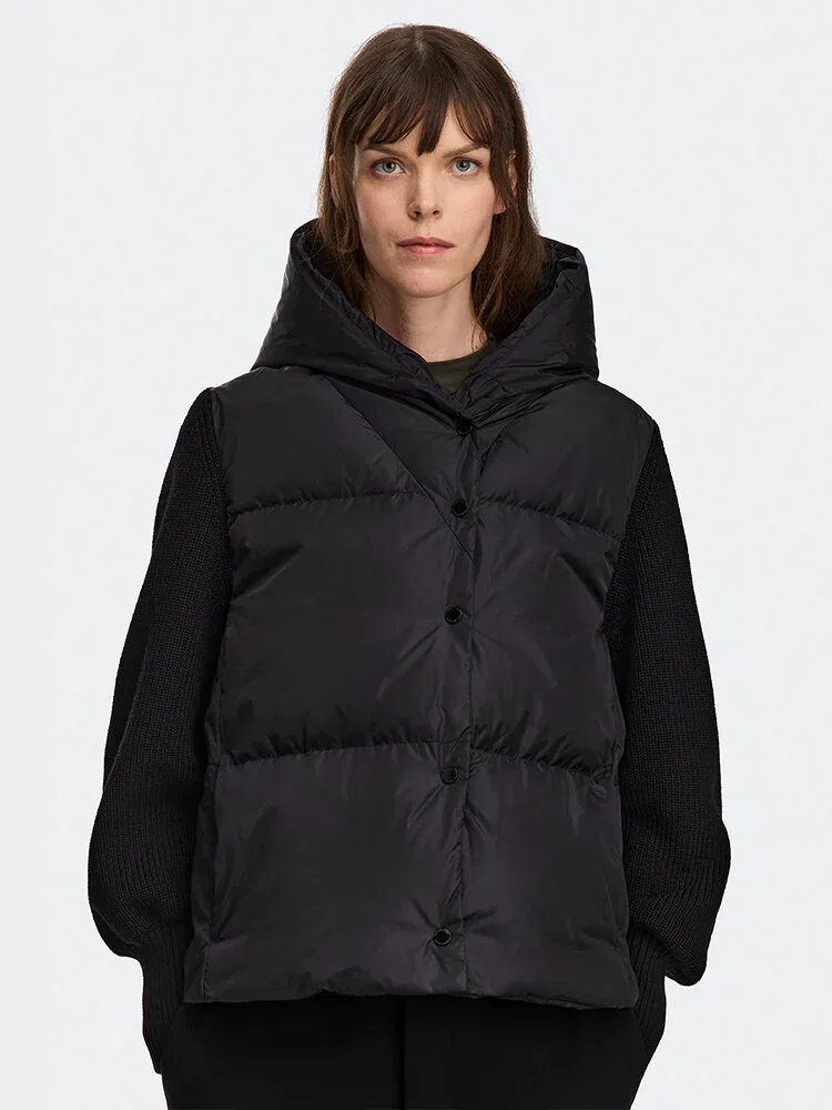 Куртка женская гибридная Astoria Knit Hoody CANADA GOOSE, Black
