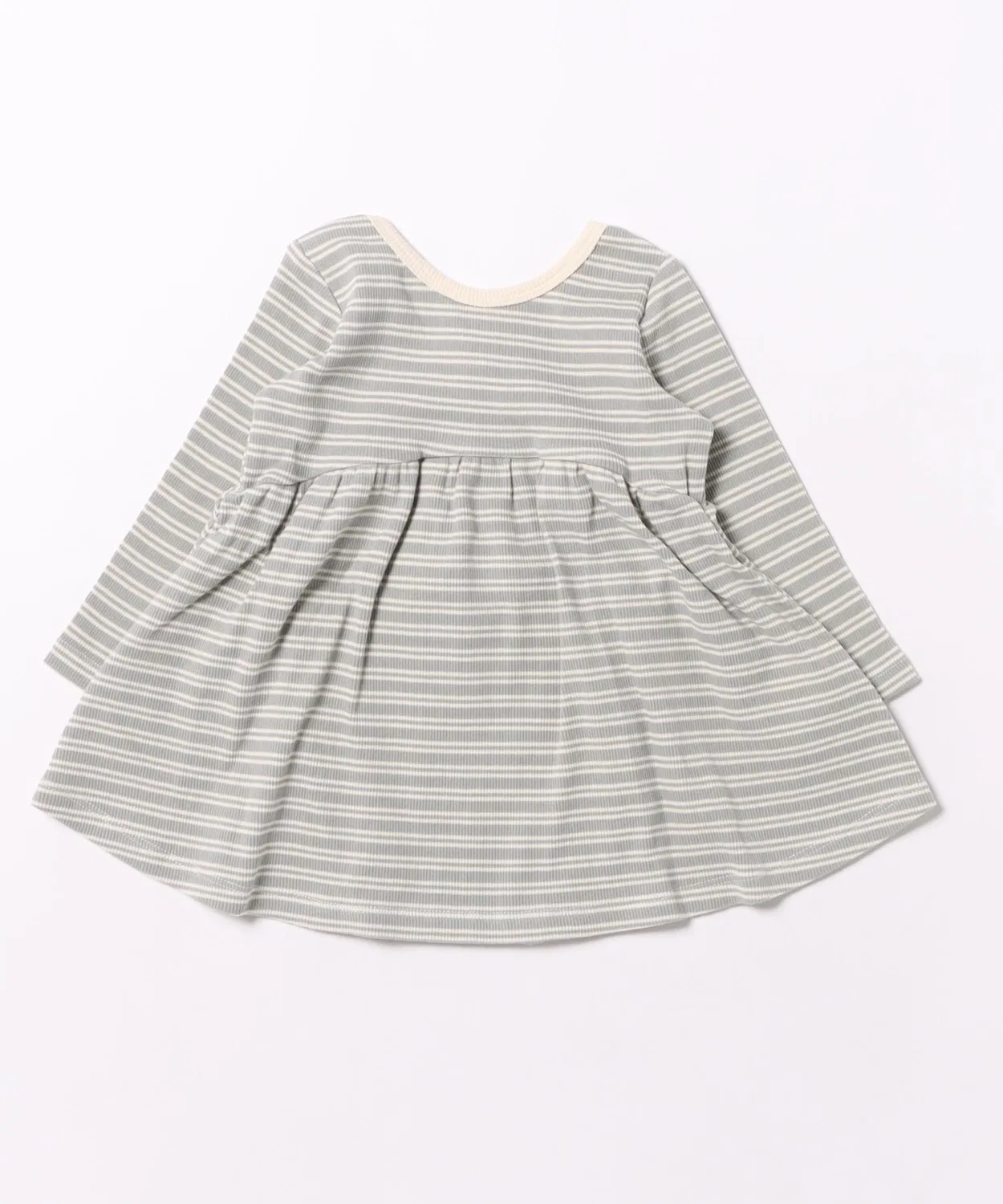 Детское платье с длинным рукавомRibbed Long Sleeve Dress Quincy Mae, Blue — фото 2