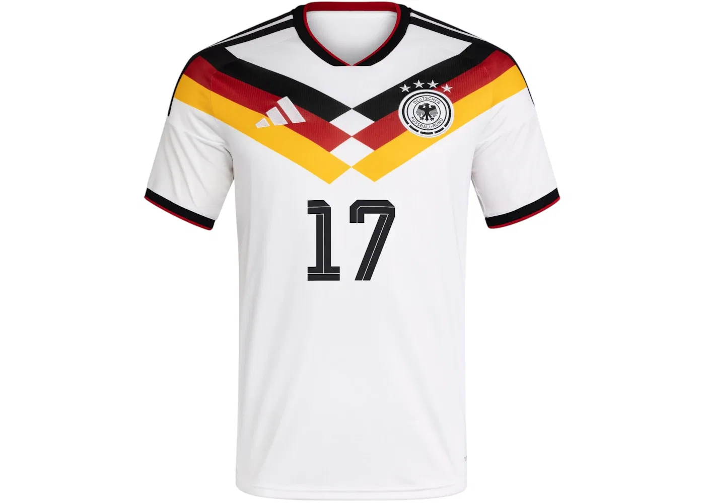 Мужская футбольная джерси с принтом Adidas Jersey, White Soccr-Ger-Sym