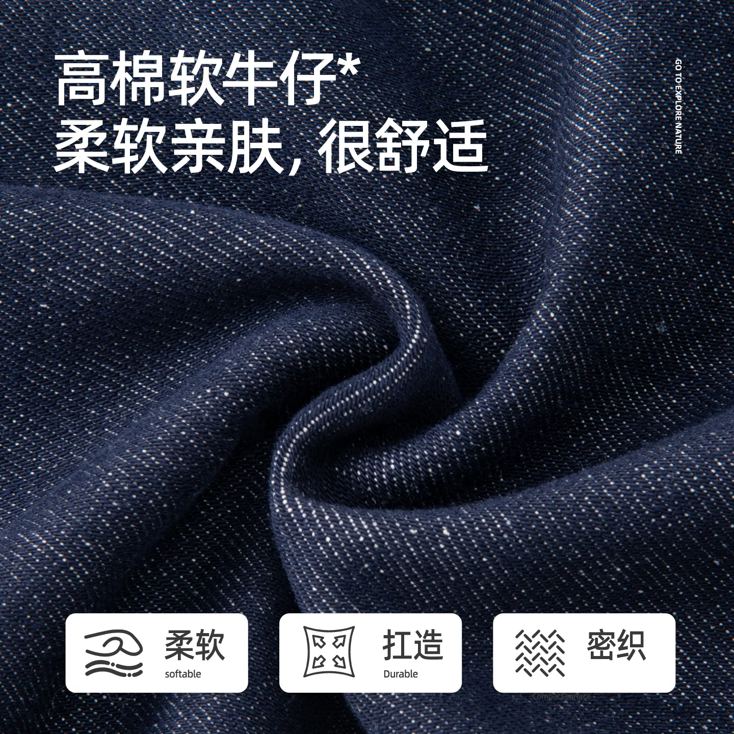 Детский комплект из футера с капюшоном Dickies, Denim Dark Blue — фото 4
